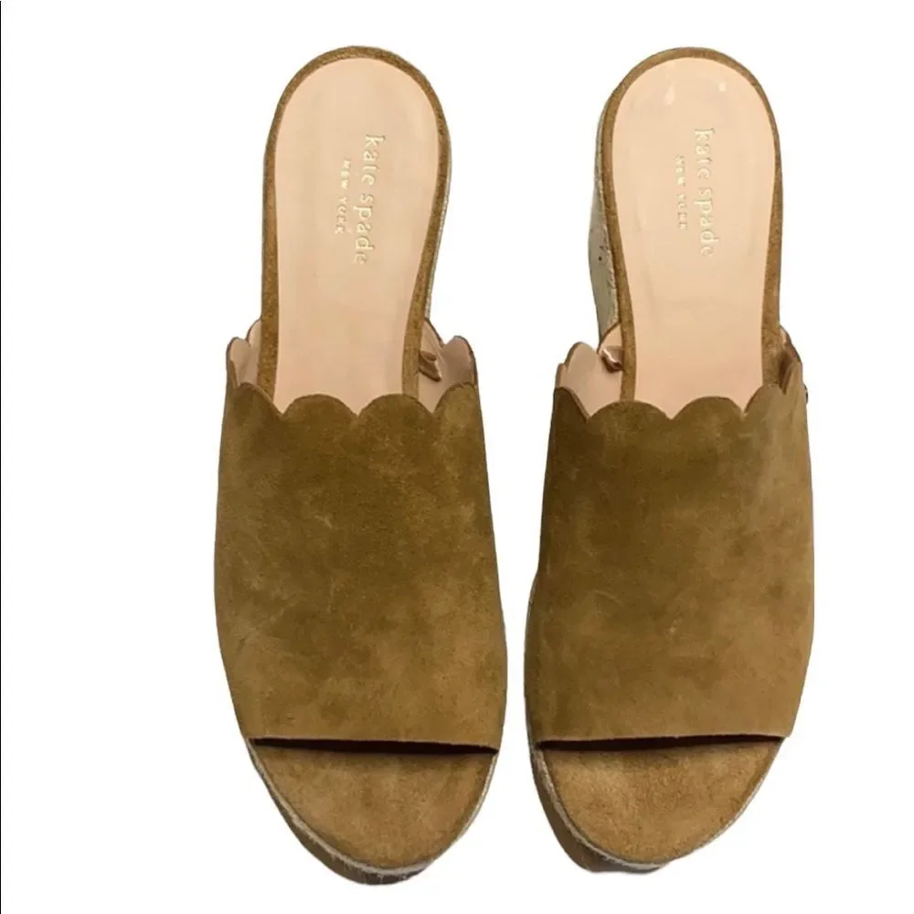 Kate Spade Toby Wedge Sandals Size 10